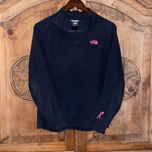 North face medium pullover. Breast cancer awareness edition.